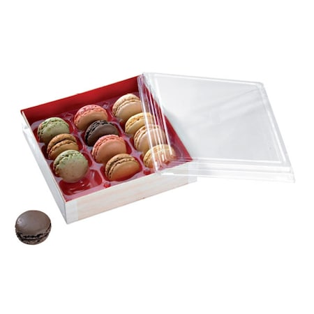 Packnwood Storage Bin, Red, 100 PK 210SAMRED160